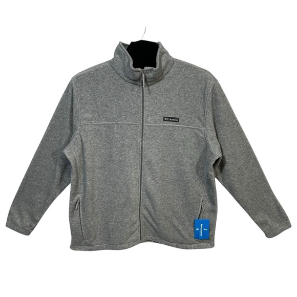 Columbia Men's Steens Mountain 2.0 Full Zip Fleece Jacket Sz 2X Gray Zip Pockets - Picture 1 of 7